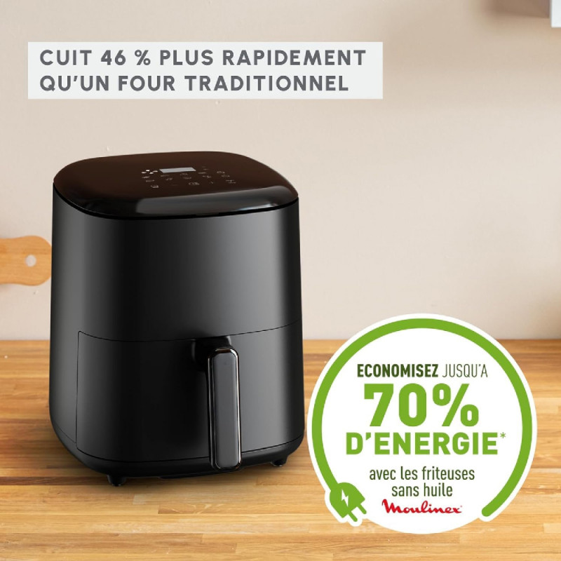 Moulinex Friteuse sans huile Easy Fry Max EZ245320 Capacité XL 5L Air