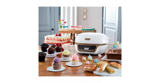Tefal Machine à gâteaux, 5 programmes automatiques pour réglage, 1 mode  manuel, 3 moules flexibles, 1 grand moule en acier revêtu, Compatible avec  moules Crispybake, Cake Factory+ KD802112 : : Cuisine et Maison