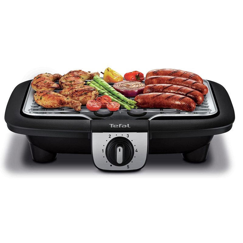 Tefal Barbecue  Easy Grill  2 en 1 avec plaque plancha